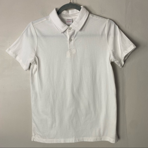 NWT Hanna Andersson Kids Basic Cotton Polo White size US 12 - Picture 2 of 6
